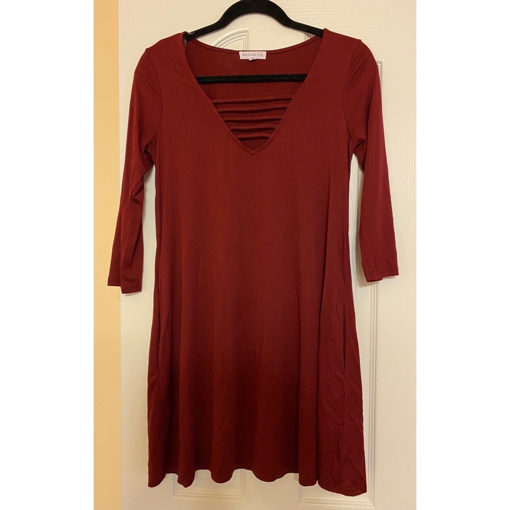 Socialite 3/4 sleeve dress